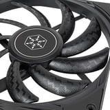 SilverStone Air Slimmer 140, Ventola Nero