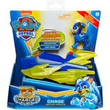 Spin Master PAW Patrol, veicolo deluxe di Mighty Pups Charged Up Chase con luci ed effetti sonori, veicolo da gioco PAW Patrol , veicolo deluxe di Mighty Pups Charged Up Chase con luci ed effetti sonori, Paw Patrol, Interno/esterno, 3 anno/i, LR44, Plastica, Blu, Giallo