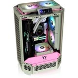 Thermaltake CA-1Y4-00SJWN-00, Chassis Tower verde chiaro/Rosa