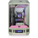 Thermaltake CA-1Y4-00SJWN-00, Chassis Tower verde chiaro/Rosa