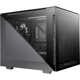 Thermaltake Divider 200 TG Micro Tower Nero Nero, Micro Tower, PC, Nero, micro ATX, Mini-ITX, SPCC, 18,5 cm