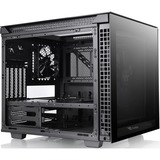 Thermaltake Divider 200 TG Micro Tower Nero Nero, Micro Tower, PC, Nero, micro ATX, Mini-ITX, SPCC, 18,5 cm