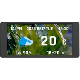 Thermaltake Kit schermo LCD 6 pollici, Visualizzazione Nero