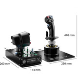 Thrustmaster Hotas Warthog MKII Nero/Argento