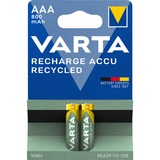 VARTA 56813 101 402 batteria per uso domestico Batteria ricaricabile Mini Stilo AAA Nichel-Metallo Idruro (NiMH) Batteria ricaricabile, Mini Stilo AAA, Nichel-Metallo Idruro (NiMH), 1,2 V, 2 pz, 800 mAh