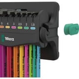 Wera 950/9 Set di chiavi angolari Hex-Plus Multicolore 3, 9 pezzi, Cacciavite 