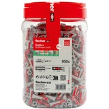 fischer 570548, DuoPower 6x30, Tassello grigio chiaro/Rosso