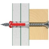 fischer 570548, DuoPower 6x30, Tassello grigio chiaro/Rosso