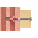 fischer 570548, DuoPower 6x30, Tassello grigio chiaro/Rosso