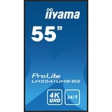 iiyama  LH5541UHS-B2, Public Display nero lucido