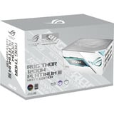 ASUS ROG Thor 1200W Platinum III White Edition (ROG Equalizer), Alimentatore PC Nero, 1200 W, 100 - 240 V, Attivo, 125 W, 1200 W, 125 W
