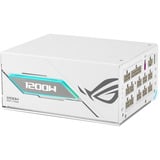 ASUS ROG Thor 1200W Platinum III White Edition (ROG Equalizer), Alimentatore PC Nero, 1200 W, 100 - 240 V, Attivo, 125 W, 1200 W, 125 W