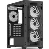 Aerocool D501A Midi Tower Nero, Chassis Tower Nero/legno, Midi Tower, PC, Nero, ATX, micro ATX, Mini-ITX, Acrilonitrile butadiene stirene (ABS), SPCC, Legno, Gaming