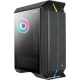 Aerocool Gladiator Duo Midi Tower Nero, Chassis Tower Nero, Midi Tower, PC, Nero, ATX, micro ATX, Mini-ITX, ABS, SPCC, Giocare