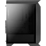Aerocool Gladiator Duo Midi Tower Nero, Chassis Tower Nero, Midi Tower, PC, Nero, ATX, micro ATX, Mini-ITX, ABS, SPCC, Giocare