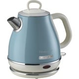 Ariete 2868 Bollitore Elettrico Vintage 1 Litro - Infusi, Tè e Tisane - Autospegnimento - Acciaio Inox - 1 Litro - 1600 Watt - Celeste celeste, Tè e Tisane - Autospegnimento - Acciaio Inox - 1 Litro - 1600 Watt - Celeste, 1 L, 1630 W, Azzurro, Metallo, Senza filo, Filtro