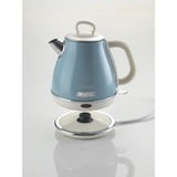 Ariete 2868 Bollitore Elettrico Vintage 1 Litro - Infusi, Tè e Tisane - Autospegnimento - Acciaio Inox - 1 Litro - 1600 Watt - Celeste celeste, Tè e Tisane - Autospegnimento - Acciaio Inox - 1 Litro - 1600 Watt - Celeste, 1 L, 1630 W, Azzurro, Metallo, Senza filo, Filtro
