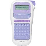Brother PT-H200 stampante per etichette (CD) Trasferimento termico TZe QWERTY bianco/Viola, QWERTY, TZe, Trasferimento termico, Mini Stilo AAA, Alcalino, Blu, Bianco