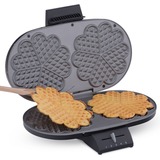 Cloer 1320 piastra per waffle 2 waffle Nero, Cialde Nero, 245 mm, 340 mm, 80 mm