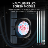 Corsair NAUTILUS RS LCD-Modul, Visualizzazione Nero