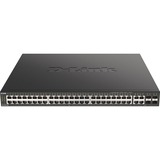 D-Link DGS-2000-52MP switch di rete Gestito L2/L3 Gigabit Ethernet (10/100/1000) Supporto Power over Ethernet (PoE) 1U Nero Gestito, L2/L3, Gigabit Ethernet (10/100/1000), Supporto Power over Ethernet (PoE), Montaggio rack, 1U