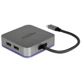 DeLOCK 87742 docking station per dispositivo mobile Tablet Grigio grigio, Ogni marca, USB, Grigio