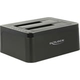 DeLOCK Docking station doppia per 2 x SATA HDD / SSD 