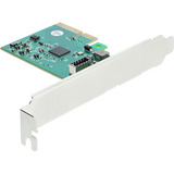 DeLOCK Scheda PCI-E x4 > 1x USB interno 20 Gbps Tipo E Key-A Profilo basso, Scheda di interfaccia 
