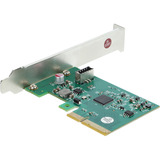 DeLOCK Scheda PCI-E x4 > 1x USB interno 20 Gbps Tipo E Key-A Profilo basso, Scheda di interfaccia 