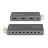 Digitus DS-55323, Estensione HDMI Nero/Argento