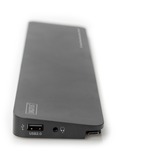 Digitus Docking station universale da 14", USB Type-C™ Nero, USB Type-C™, Cablato, USB 3.2 Gen 1 (3.1 Gen 1) Type-C, 100 W, 1000 Mbit/s, Nero, MMC, MicroSD (TransFlash), SDHC