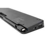 Digitus Docking station universale da 14", USB Type-C™ Nero, USB Type-C™, Cablato, USB 3.2 Gen 1 (3.1 Gen 1) Type-C, 100 W, 1000 Mbit/s, Nero, MMC, MicroSD (TransFlash), SDHC