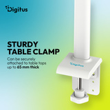 Digitus Lampada da scrivania LED, Luce LED bianco