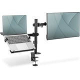Digitus Supporto singolo per monitor e supporto per notebook, Base per monitor Nero (opaco)