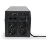 Digitus UPS line-interactive, 1000 VA/600 Watt Nero