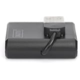 Digitus USB 2.0 4 porte, Hub USB Nero