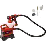 EINHELL Sistema di verniciatura a spruzzo a batteria Power X-Change TE-SY 18/90 Li-Solo, 18 Volt, Pistola a spruzzo rosso/Nero