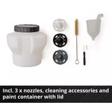 EINHELL Sistema di verniciatura a spruzzo a batteria Power X-Change TE-SY 18/90 Li-Solo, 18 Volt, Pistola a spruzzo rosso/Nero