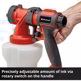 EINHELL TE-SY 18/90 Li-Solo, Pistola a spruzzo rosso/Nero
