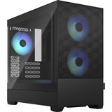 Fractal Design Pop Mini Air Mini Tower Nero Nero, Mini Tower, PC, Nero, micro ATX, Mini-ITX, Acciaio, Vetro temperato, Multi