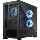 Fractal Design Pop Mini Air Mini Tower Nero Nero, Mini Tower, PC, Nero, micro ATX, Mini-ITX, Acciaio, Vetro temperato, Multi