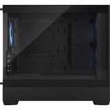 Fractal Design Pop Mini Air Mini Tower Nero Nero, Mini Tower, PC, Nero, micro ATX, Mini-ITX, Acciaio, Vetro temperato, Multi