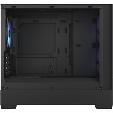 Fractal Design Pop Mini Air Mini Tower Nero Nero, Mini Tower, PC, Nero, micro ATX, Mini-ITX, Acciaio, Vetro temperato, Multi