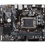GIGABYTE H610M K DDR4 Scheda madre - Supporta processori Intel Core 14th Gen CPUs, 3+1+1 Phases Hybrid Power Design, up to 3200MHz DDR4, 1xPCIe 3.0 M.2, GbE LAN, USB 3.2 Gen 1 3+1+1 Phases Hybrid Power Design, up to 3200MHz DDR4, 1xPCIe 3.0 M.2, GbE LAN, USB 3.2 Gen 1, Intel, LGA 1700, Intel® Celeron®, Intel® Core™ i3, Intel® Core™ i7, Intel® Core™ i9, Intel® Pentium® Gold, DDR4-SDRAM, 64 GB, DIMM