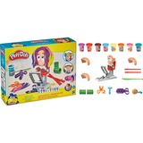 Hasbro Il Fantastico Barbiere, playset con 8 vasetti di pasta da modellare e accessori, per bambini dai 3 anni in su, Impastare playset con 8 vasetti di pasta da modellare e accessori, per bambini dai 3 anni in su, Set da gioco in argilla da modellare, Multicolore, Bambino, 21 pz, Ciotola in plastica, 8 colori