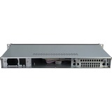 Inter-Tech 1U K-125L mini ITX Grigio Nero, mini ITX, Server, Grigio, ITX, Acciaio, HDD, LAN, Potenza