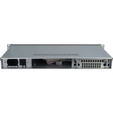 Inter-Tech 1U K-125L mini ITX Grigio, Server case Nero, mini ITX, Server, Grigio, ITX, Acciaio, HDD, LAN, Potenza