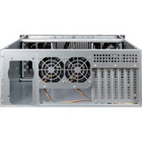 Inter-Tech 4U 40248 Supporto Nero, Grigio, Server case Nero, Supporto, Server, Nero, Grigio, ATX, micro ATX, Mini-ATX, Mini-ITX, SSI CEB, Acciaio, Allarme, HDD, Rete, Potenza