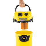 Kärcher WD 3 P V-17/4/20, Aspira bagnato / asciutto giallo