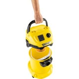 Kärcher WD 3 P V-17/4/20, Aspira bagnato / asciutto giallo